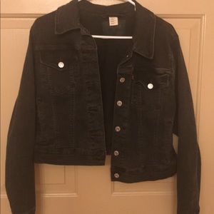 vintage black levi jacket